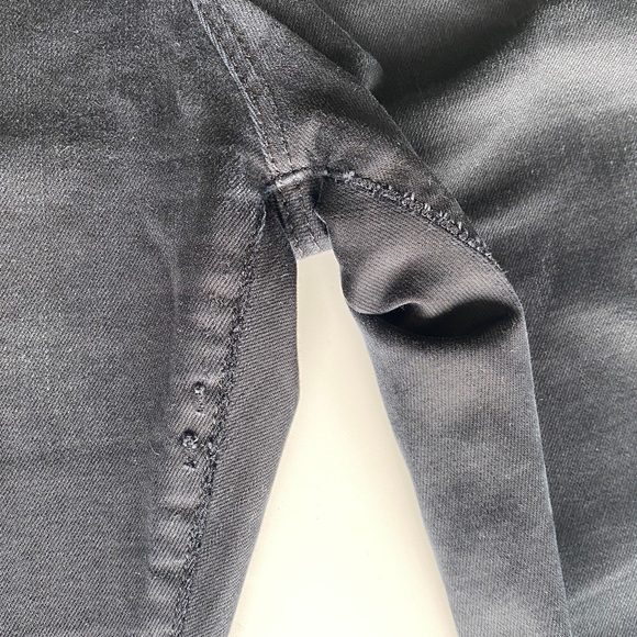 AGOLDE Farrah High Rise Skinny Jean Black Size 27R - Picture 9 of 12